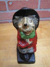Load image into Gallery viewer, MAD HATTER Old Cast Iron Doorstop Decorative Art Statue ALICE IN WONDERLAND 666
