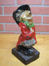 Load image into Gallery viewer, MAD HATTER Old Cast Iron Doorstop Decorative Art Statue ALICE IN WONDERLAND 666
