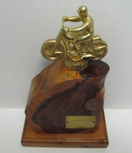 Load image into Gallery viewer, 1960 NATIONAL CHAMP 1ST PLACE SANDY LANE ENDURO METEOR MOTORYCLE CLUB AWARD TROPHY MOTOCROSS MOTO X
