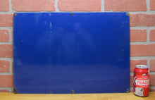 Load image into Gallery viewer, POSITIVELY NO ADMITTANCE APPLY AT OFFICE Old Porcelain Sign READY MADE NY 14x20

